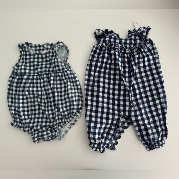 0-3M Baby Gingham Bundle - Picture 1 of 7